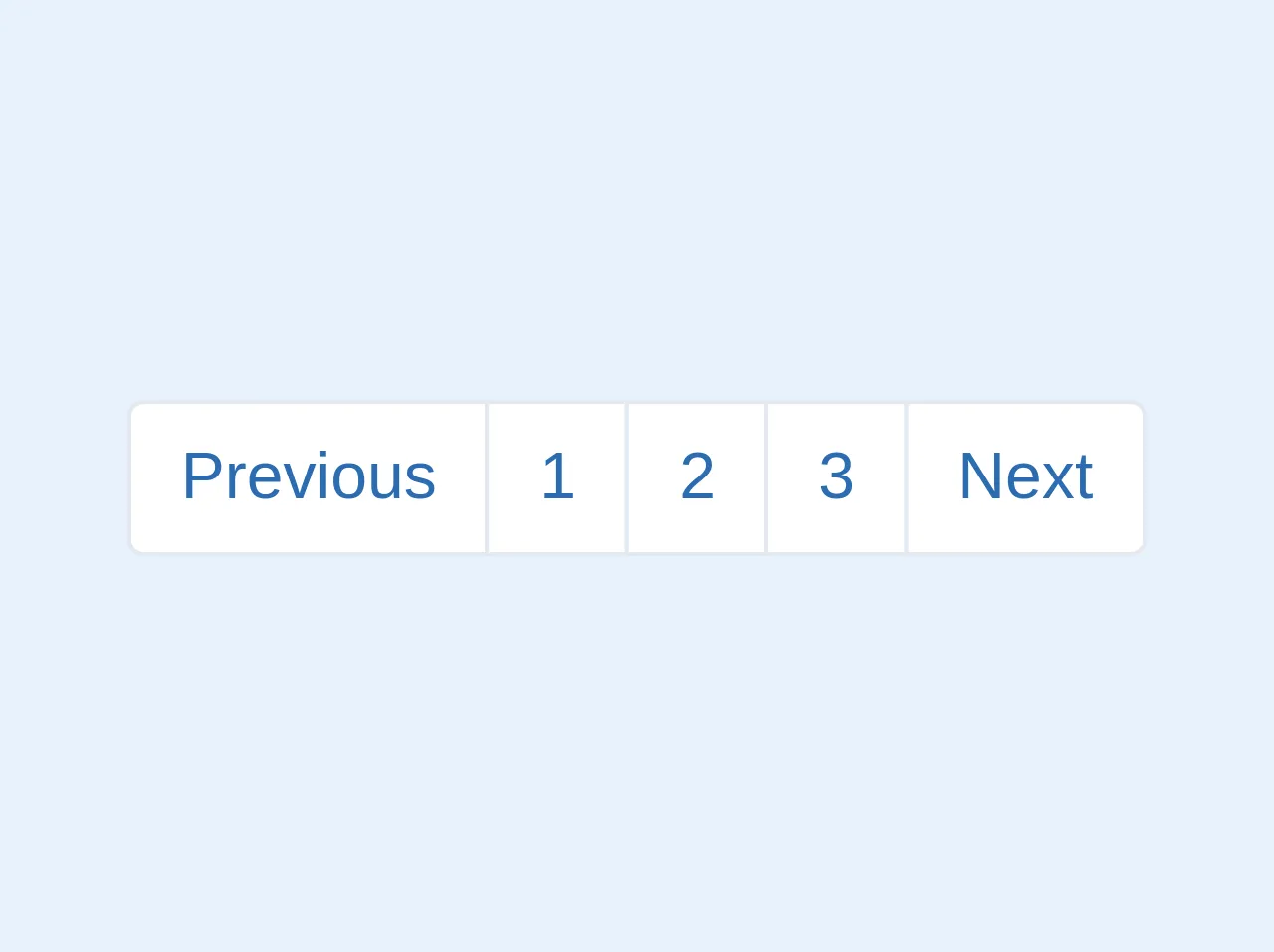 Bootstrap style pagination