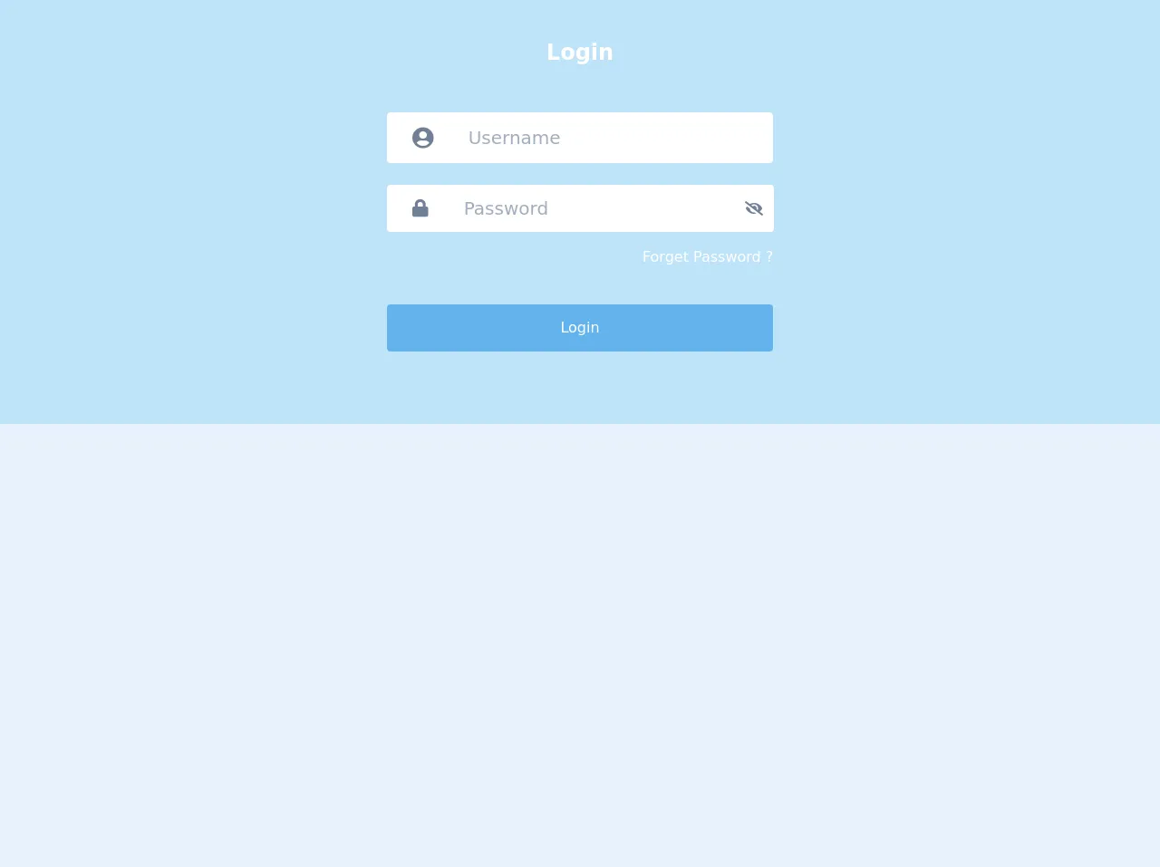 Form Login with Icon in Right and Left Input