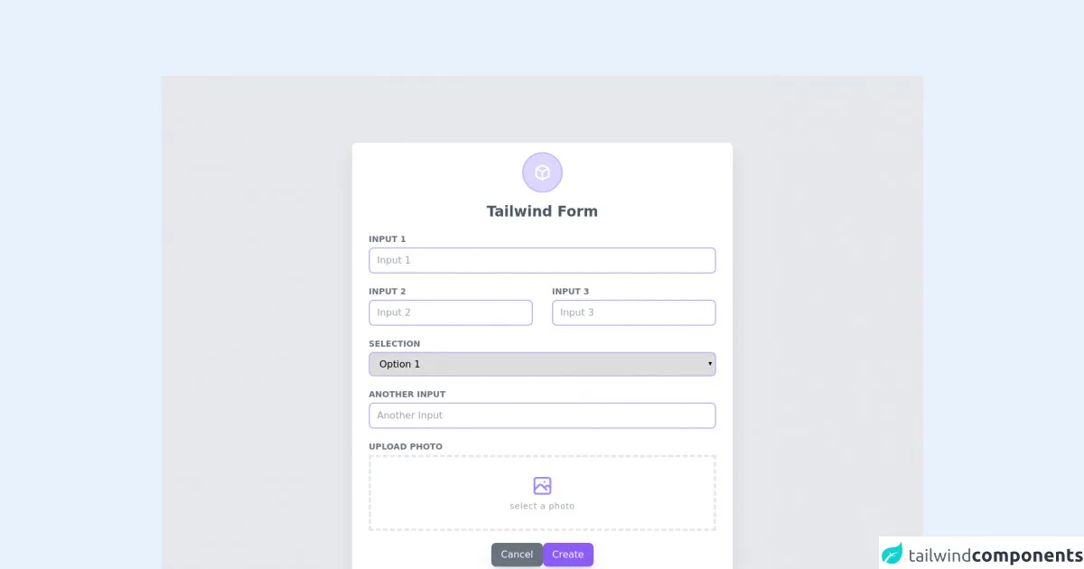 Form with file input