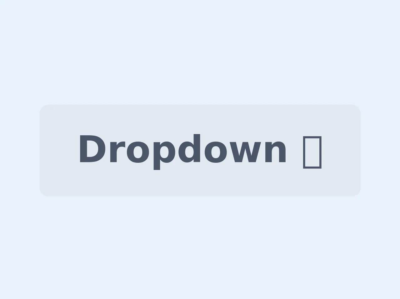 Multi-Level Dropdown