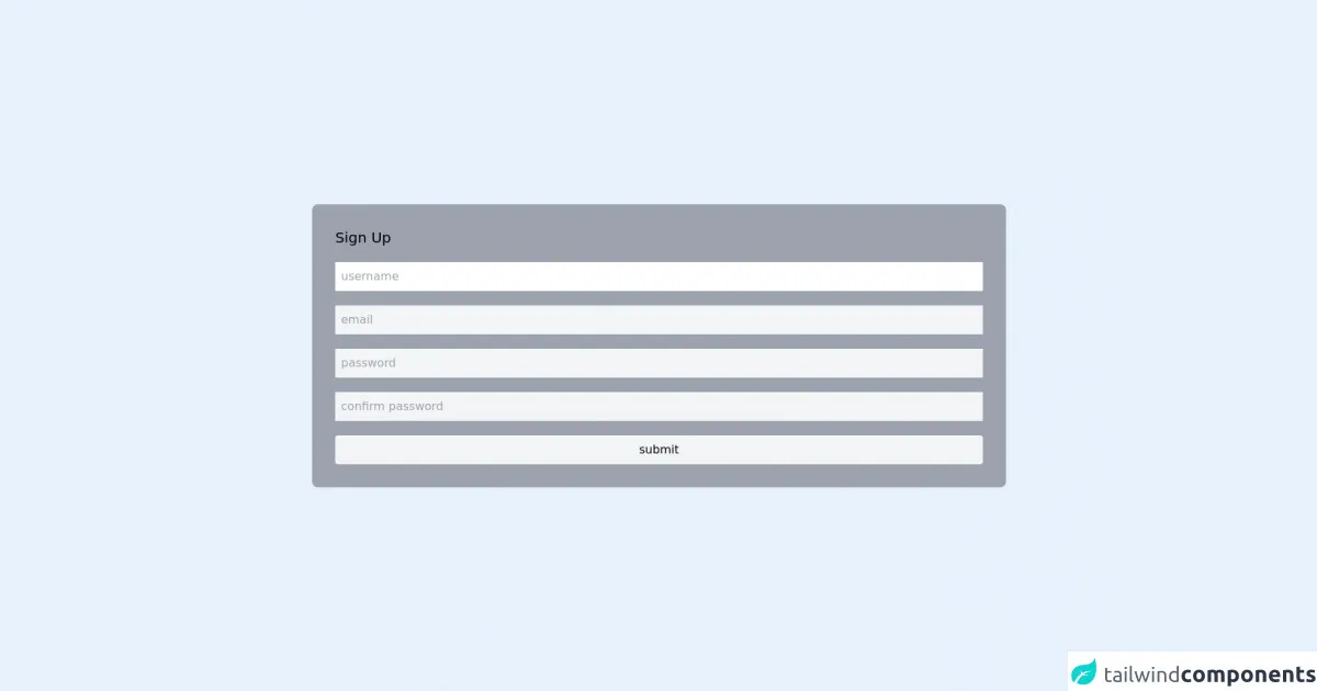 Sign Up - Log In Forms
