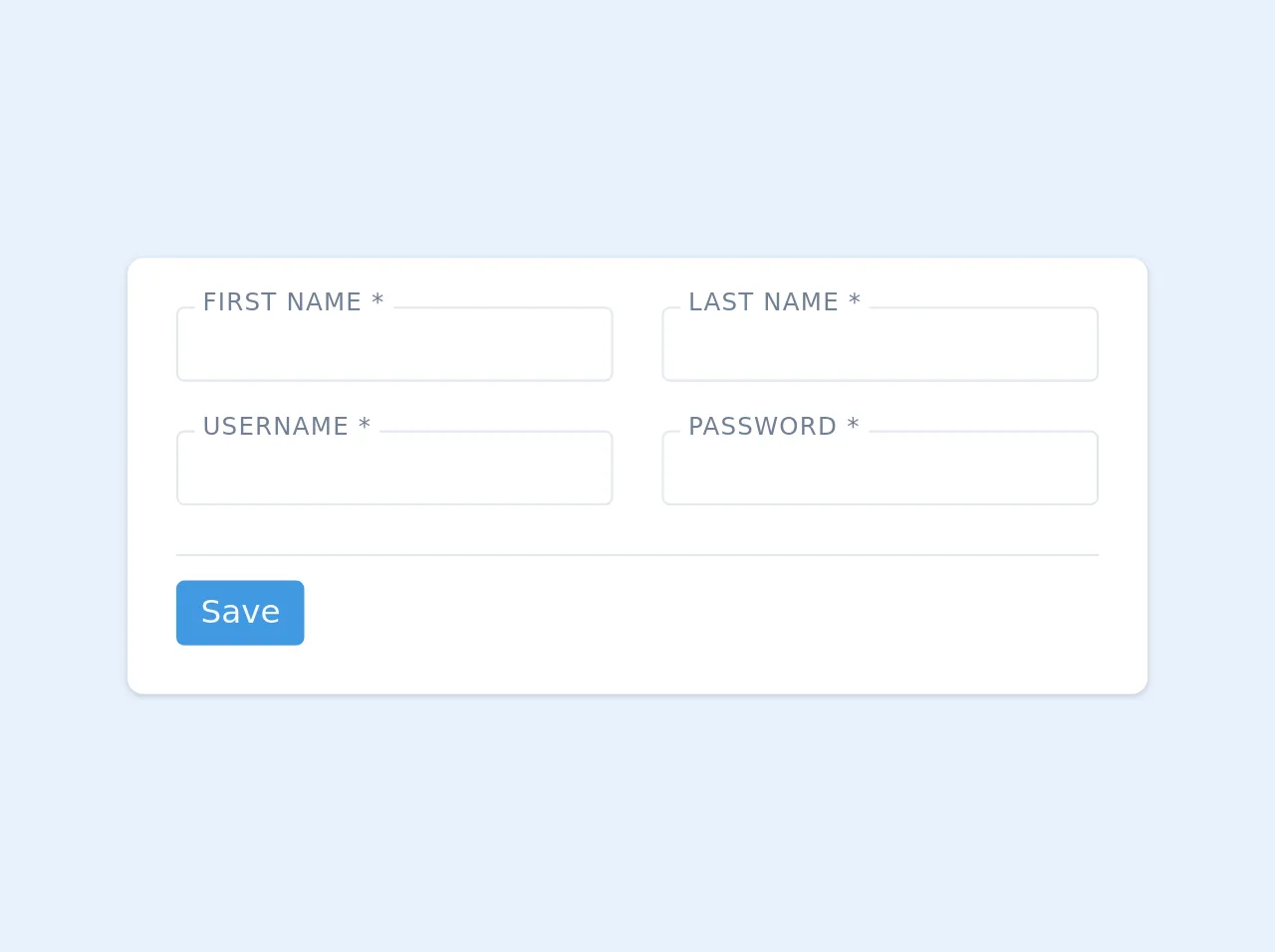 simple form field